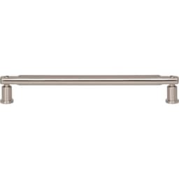 Top Knobs Everitt Series 7-9/16" (192 mm) Center to Center Brushed Nickel Pull, - A985-BRN
