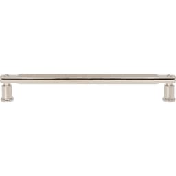 Top Knobs Everitt Series 7-9/16" (192 mm) Center to Center Polished Nickel Pull, - A985-PN