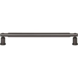 Top Knobs Everitt Series 7-9/16" (192 mm) Center to Center Slate Pull, - A985-SL