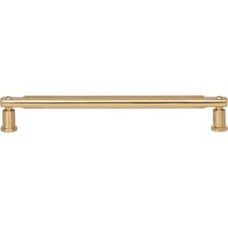 Top Knobs Everitt Series 7-9/16" (192 mm) Center to Center Warm Brass Pull, - A985-WB