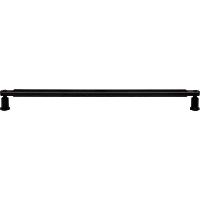 Top Knobs Everitt Series 12" (305 mm) Center to Center Matte Black Pull, - A987-BL