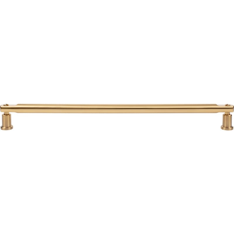 Top Knobs Everitt Appliance Pull 18" (457 mm) Center to Center, Warm Brass, A989-WB