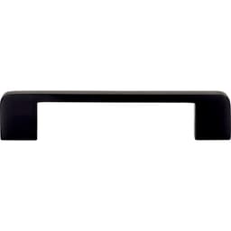 Top Knobs Clemente Series 5-1/16" (128 mm) Center to Center Matte Black Pull, - A991-BL