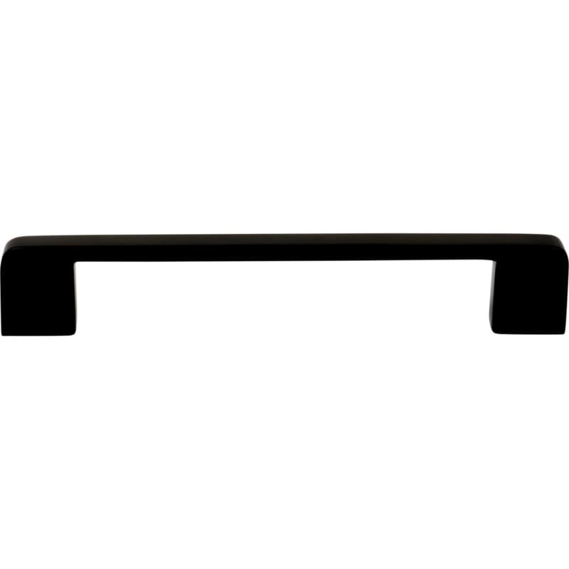 Top Knobs Clemente Series 6-5/16" (160 mm) Center to Center Matte Black Pull, - A992-BL