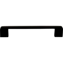 Top Knobs Clemente Series 6-5/16" (160 mm) Center to Center Matte Black Pull, - A992-BL