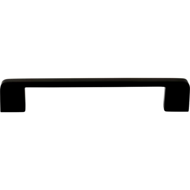 Top Knobs Clemente Series 6-5/16" (160 mm) Center to Center Matte Black Pull, - A992-BL