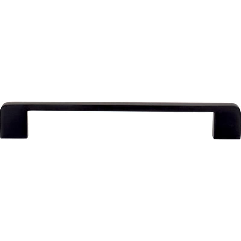 Top Knobs Clemente Series 7-9/16" (192 mm) Center to Center Matte Black Pull, - A993-BL
