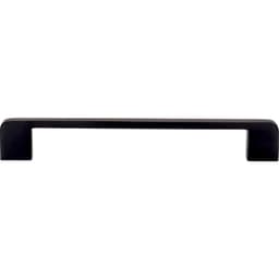 Top Knobs Clemente Series 7-9/16" (192 mm) Center to Center Matte Black Pull, - A993-BL