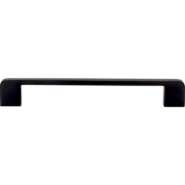Top Knobs Clemente Series 7-9/16" (192 mm) Center to Center Matte Black Pull, - A993-BL