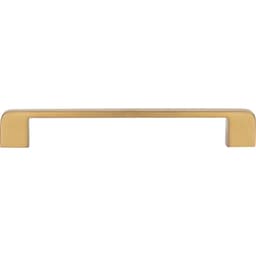 Top Knobs Clemente Series 7-9/16" (192 mm) Center to Center Matte Gold Pull, - A993-MG