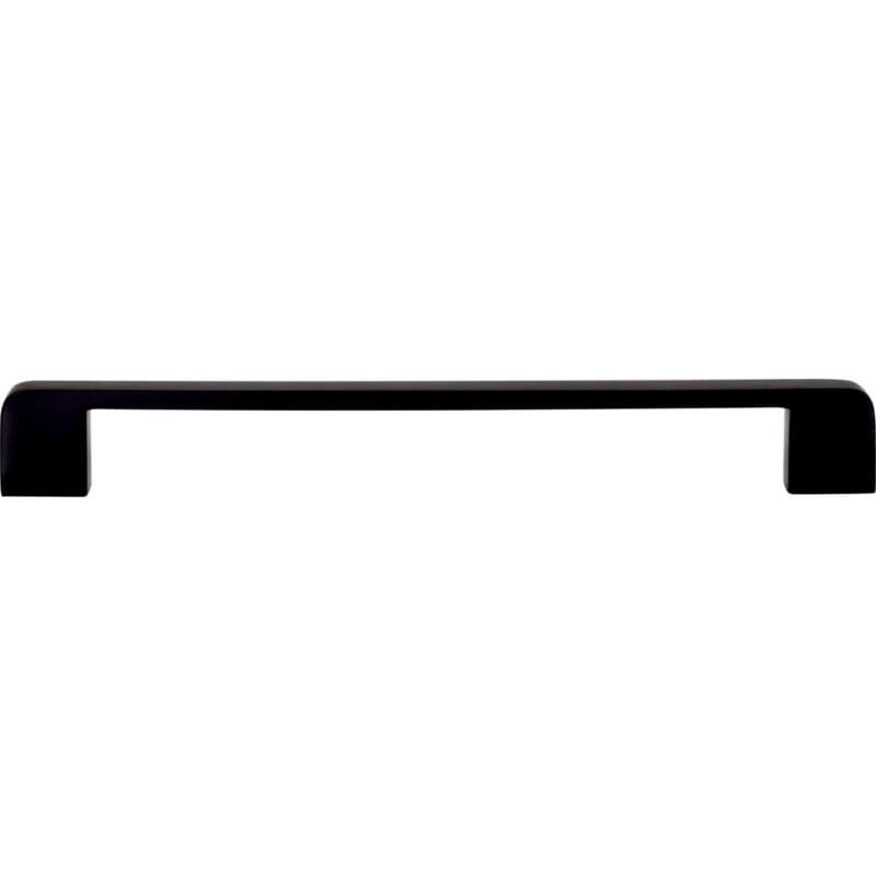 Top Knobs Clemente 8-13/16" (224 mm) Center to Center Matte Black Pull, A994-BL