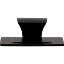 Top Knobs Zander Series 1-1/4 in (32 mm) L x 3/4 in (19 mm) W Matte Black Knob, A6001-BL