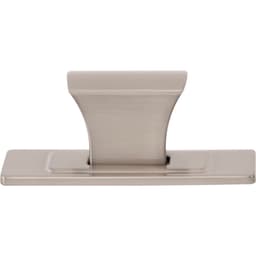 Top Knobs Zander Series 1-1/4 in (32 mm) L x 3/4 in (19 mm) W Brushed Nickel Knob, A6001-BRN