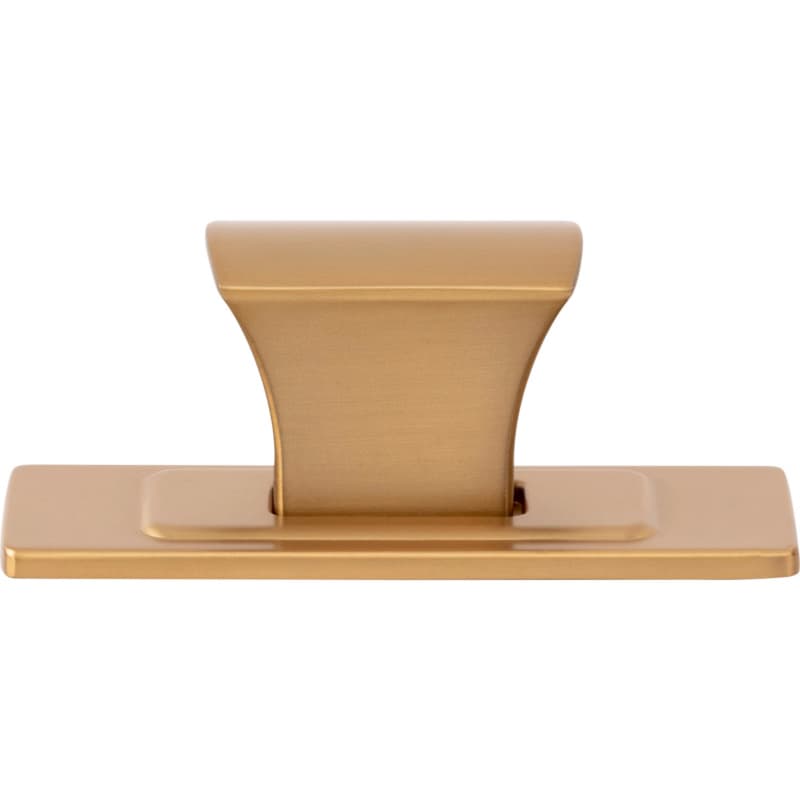 Top Knobs Zander Series 1-1/4 in (32 mm) L x 3/4 in (19 mm) W Warm Brass Knob, A6001-WB