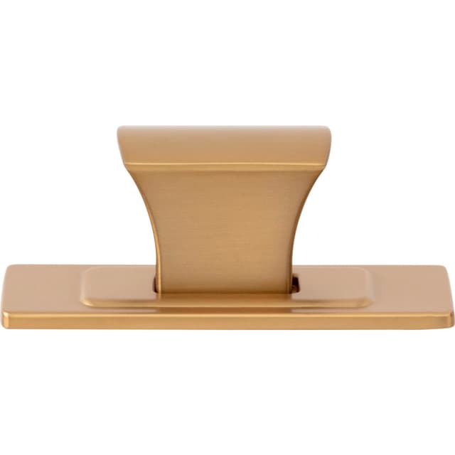 Top Knobs Zander Series 1-1/4 in (32 mm) L x 3/4 in (19 mm) W Warm Brass Knob, A6001-WB