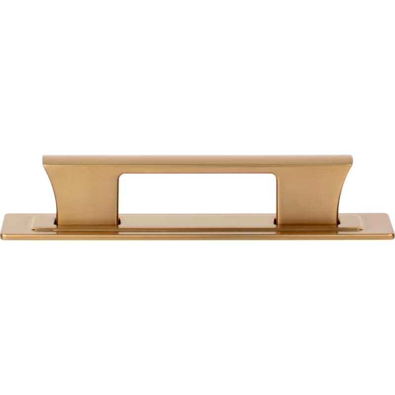 Top Knobs Zander 3-3/4" (96 mm) Center to Center Warm Brass Pull, A6002-WB