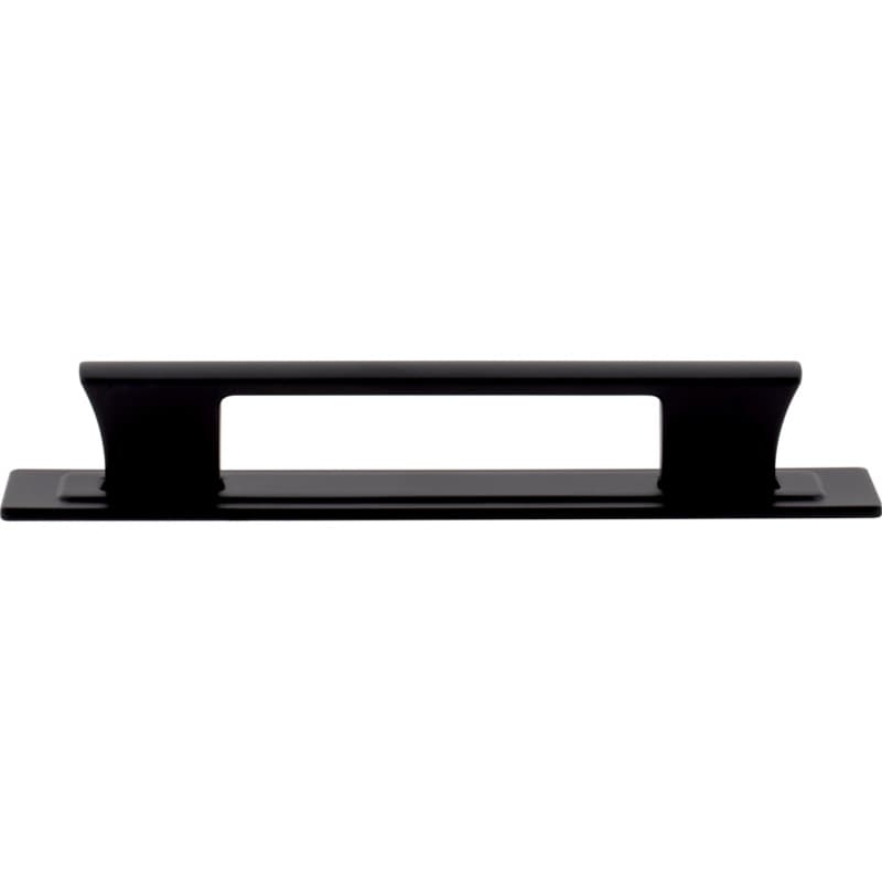 Top Knobs Zander 5-1/16" (128 mm) Center to Center Black Pull, A6003-BL