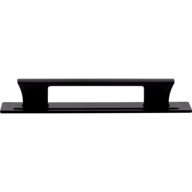 Top Knobs Zander Series 5-1/16" (128 mm) Center to Center Black Pull, A6003-BL