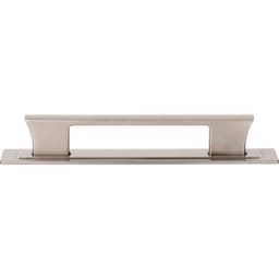 Top Knobs Zander Series 5-1/16" (128 mm) Center to Center Brushed Nickel Pull, A6003-BRN