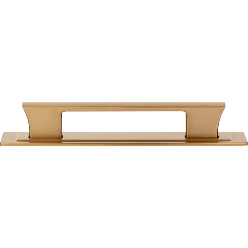 Top Knobs Zander 5-1/16" (128 mm) Center to Center Warm Brass Pull, A6003-WB