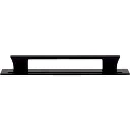 Top Knobs Zander Series 6-5/16" (160 mm) Center to Center Black Pull, A6004-BL