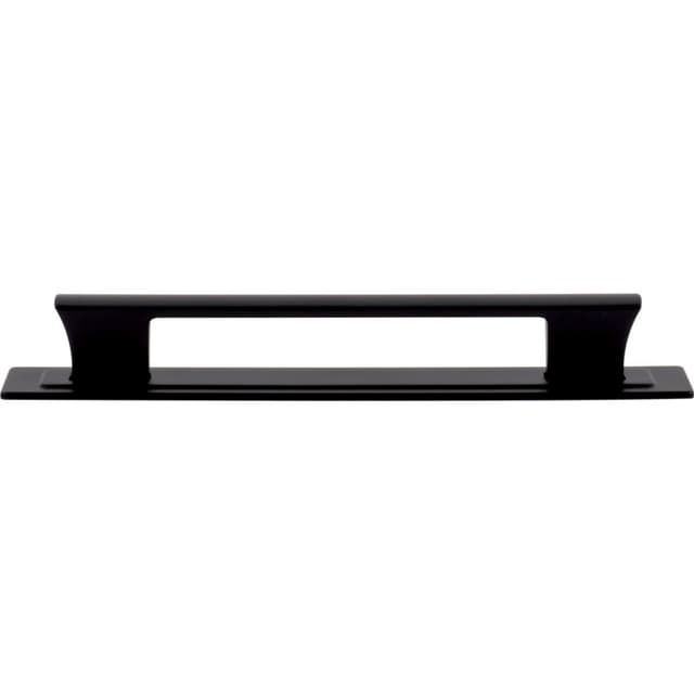 Top Knobs Zander Series 6-5/16" (160 mm) Center to Center Black Pull, A6004-BL