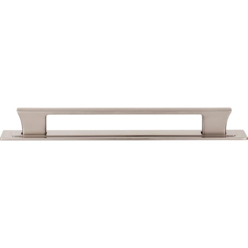 Top Knobs Zander Series 7-9/16" (192 mm) Center to Center Brushed Nickel Pull, A6005-BRN