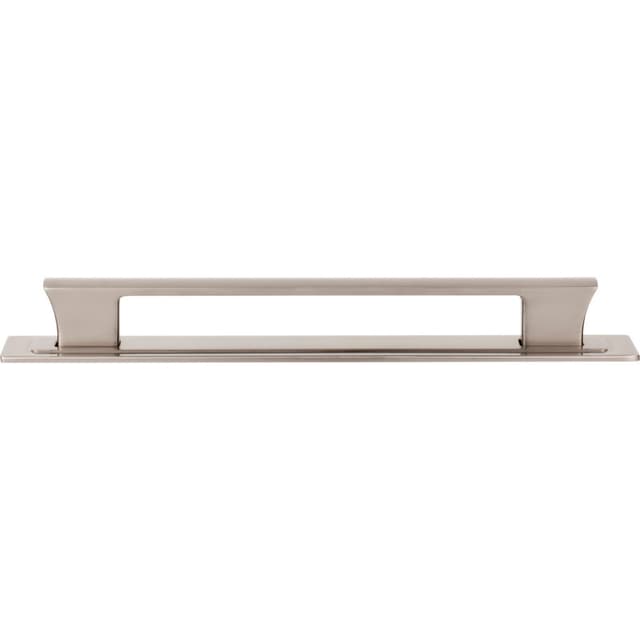 Top Knobs Zander Series 7-9/16" (192 mm) Center to Center Brushed Nickel Pull, A6005-BRN