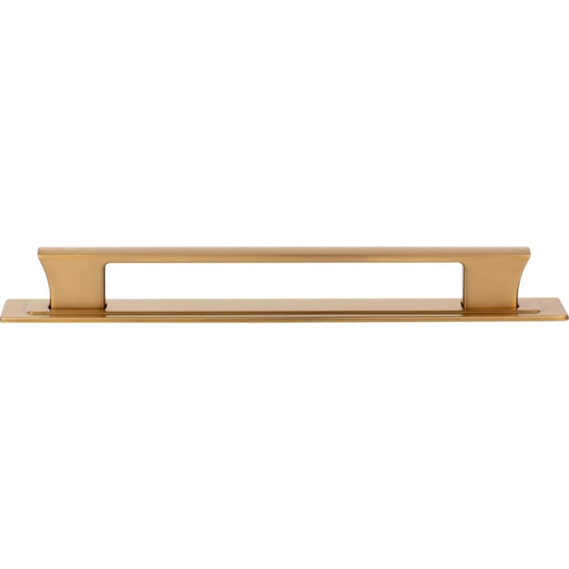 Top Knobs Zander 7-9/16" (192 mm) Center to Center Warm Brass Pull, A6005-WB