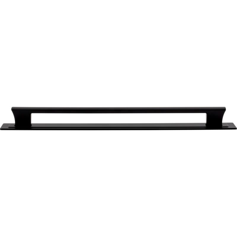 Top Knobs Zander 12" (305 mm) Center to Center Black Pull, A6007-BL