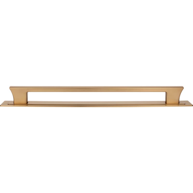 Top Knobs Zander Series Warm Brass 18" (457 mm) Center to Center Appliance Pull, A6009-WB