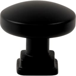 Top Knobs Kimberton Series 1-1/4" (32 mm) Diameter Matte BlackKnob, A6021-BL
