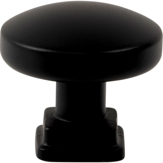 Top Knobs Kimberton Series 1-1/4" (32 mm) Diameter Matte BlackKnob, A6021-BL
