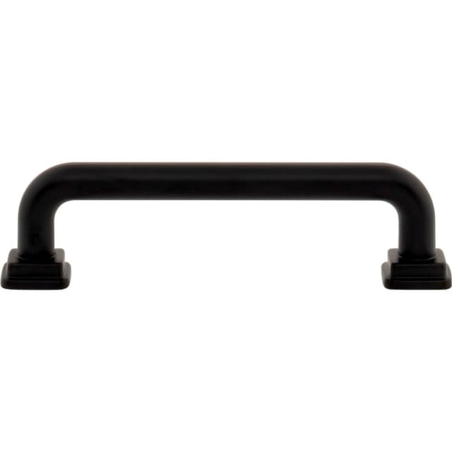 Top Knobs Kimberton Series 3-3/4" (96 mm) Center to Center Black Pull, A6023-BL