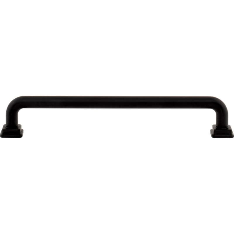 Top Knobs Kimberton Series 6-5/16" (160 mm) Center to Center Black Pull, A6025-BL