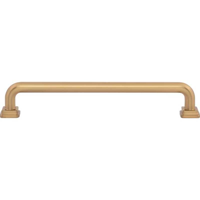 Top Knobs Kimberton Series 6-5/16" (160 mm) Center to Center Warm Brass Pull, A6025-WB