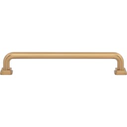 Top Knobs Kimberton Series 6-5/16" (160 mm) Center to Center Warm Brass Pull, A6025-WB