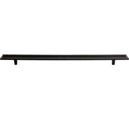 Top Knobs Primitive Series Matte Black 14" (356 mm) Center to Center Appliance Pull, -AP01-BL