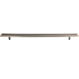 Top Knobs Primitive Series Brushed Nickel 14" (356 mm) Center to Center Appliance Pull, -AP01-BRN