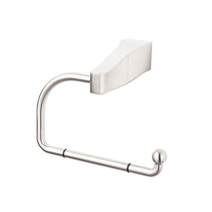 Aqua Bath Tissue Hook - Brushed Satin Nickel - Top Knobs AQ4BSN