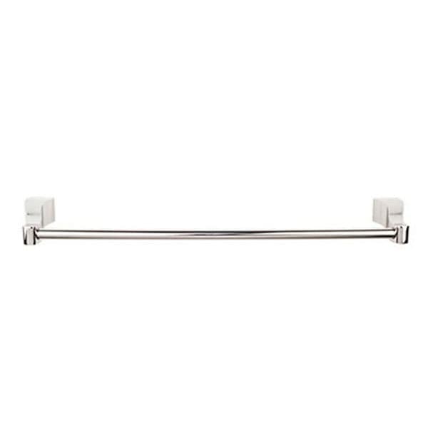 Aqua Bath Single Towel Bar - Polished Nickel - Top Knobs AQ6PN