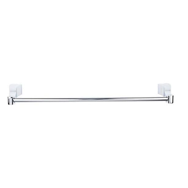 Aqua Bath Single Towel Rod Polished Chrome - Top Knobs AQ8PC