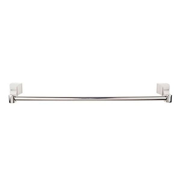 Aqua Bath Single Towel Bar - Polished Nickel - Top Knobs AQ8PN