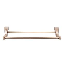 Aqua Bath Double Towel Bar - Brushed Bronze - Top Knobs AQ9BB
