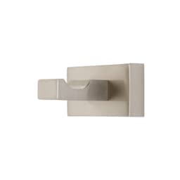 Axel Bath Hook 2-1/4" Wide Brushed Nickel - Top Knobs AXSH-BRN