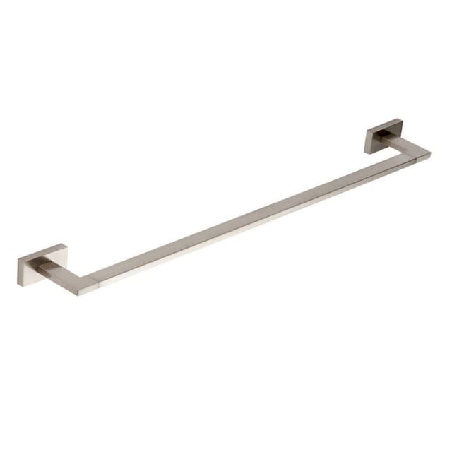 Axel Single Towel Bar 24" Center to Center Brushed Nickel - Top Knobs AXTB600-BRN