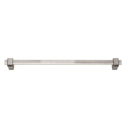 Buckle Up Single Towel Bar 18" Center to Center, Brushed Nickel