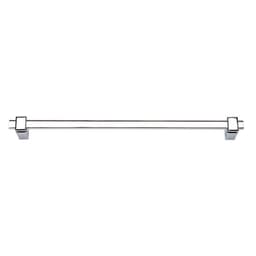 Buckle Up Single Towel Bar 18" Center to Center, Polished Chrome