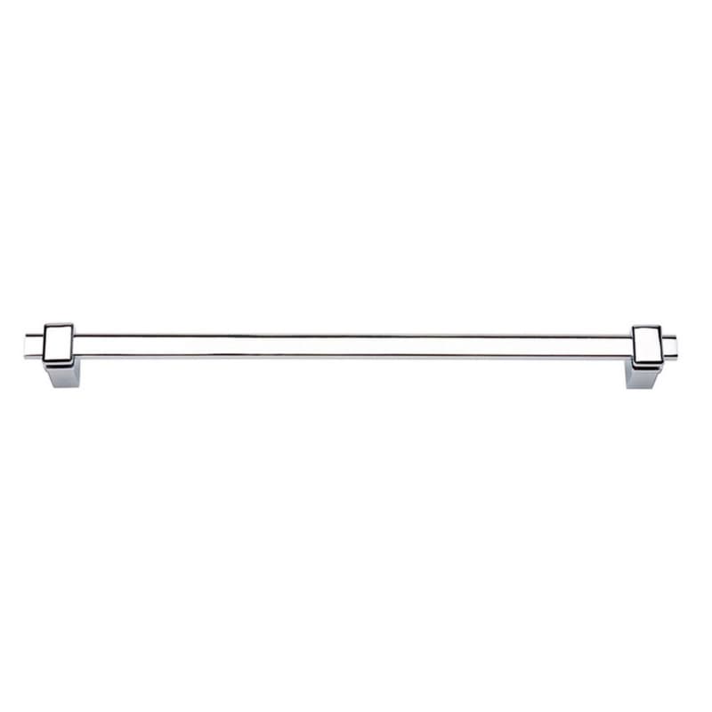 Buckle Up Single Towel Bar 18" Center to Center, Polished Chrome