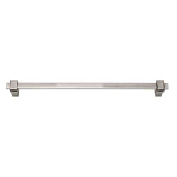 Buckle Up Single Towel Bar 24" Center to Center, Brushed Nickel